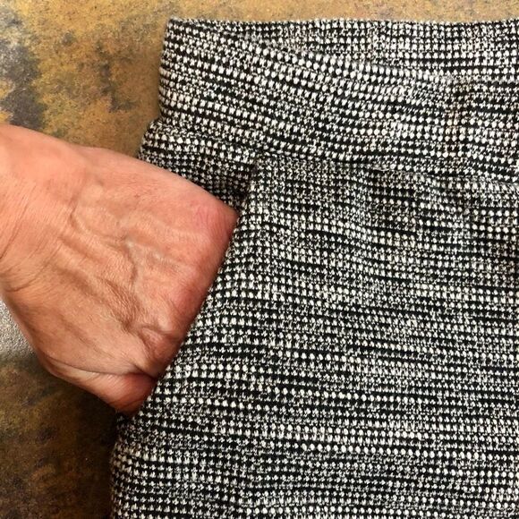 JOHN PAUL RICHARD Women’s Wide Leg Cropped Black and White Trouser Pants Size X- - Picture 6 of 11